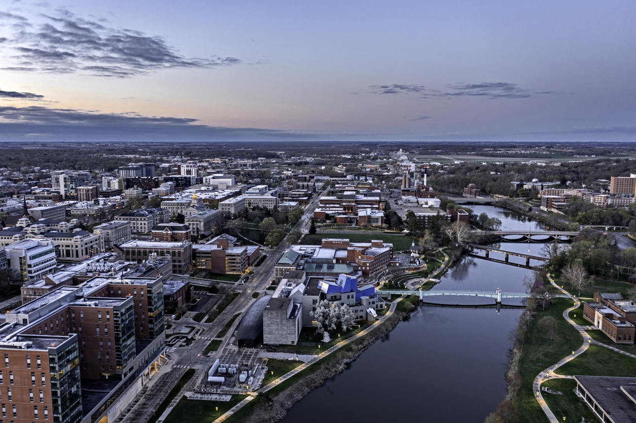 Panoramic Image of Iowa City, IA